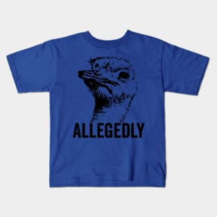Allegedly Funny Ostrich 2 Kids T-Shirt